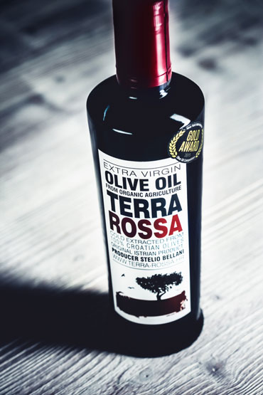 Terra Rossa, Ölflasche, Verschluss, Olivenöl Flasche, Cristallo